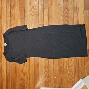 Solid Dark Gray LuLaRoe Julia Dress XXS